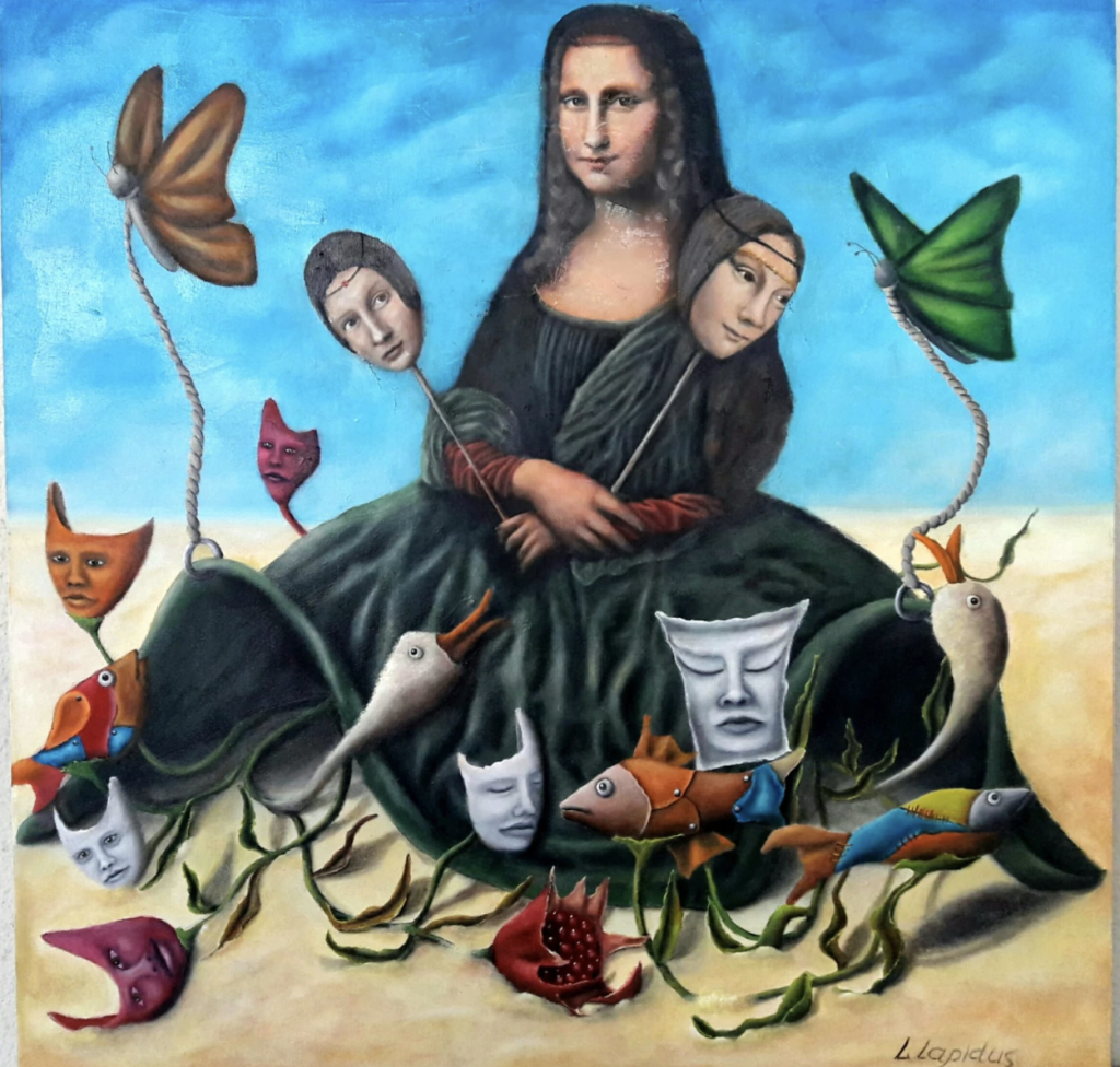 מונה — ציור שמן מקורי מאת לדה לפידוס